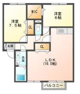 HARMONIA【2階】の間取り