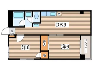 大塚マンション第二【2階】の間取り