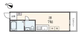 Hermitage de Yokohama Sugita【1階】の間取り