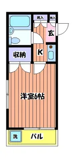 レオパード立川【3階】の間取り