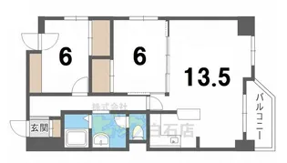ホーマット東札幌【10階】の間取り