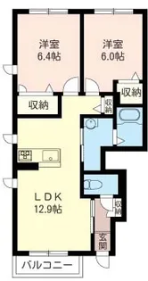 ブリエ【1階】の間取り