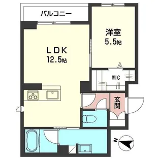 La Palais Vert(ラ・パレヴェール)【2階】の間取り