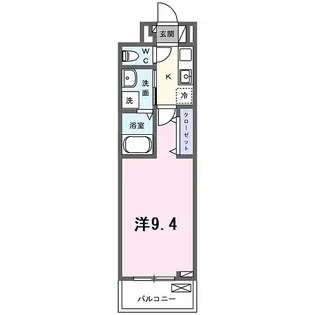 グランクレスタ シェル【3階】の間取り