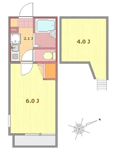 ロフティ向ヶ丘遊園【2階】の間取り