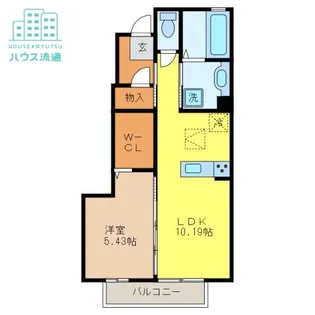 クラウンヒル【1階】の間取り