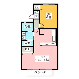 メゾン山麓【2階】の間取り