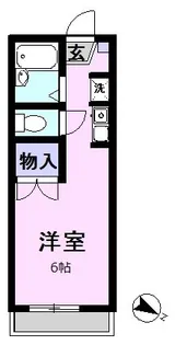 パレス大室【2階】の間取り