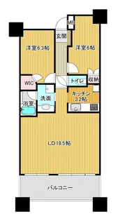 野村ステイツ八乙女グランシェル【7階】の間取り