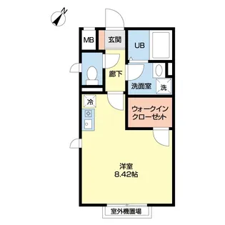 ローズフォレスト【2階】の間取り