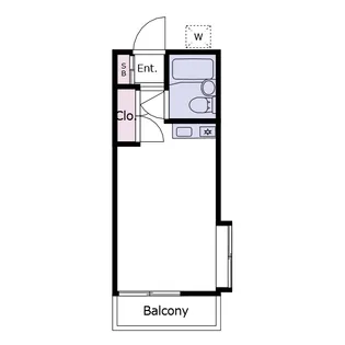 コーポ古川【2階】の間取り