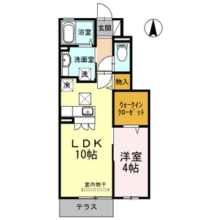 Mon cheri千歳烏山-モンシェリ千歳烏山-【1階】の間取り