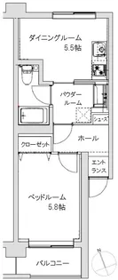 新宿第二ローヤルコーポ【1階】の間取り