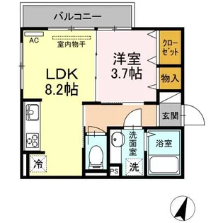 コンツェルト【2階】の間取り
