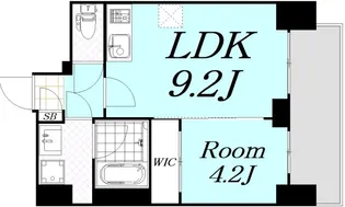 ノルデンタワー南森町プレミアム【3階】の間取り