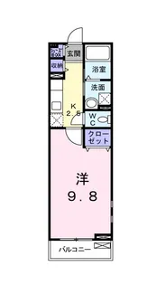 エヴァーグリーンP【1階】の間取り
