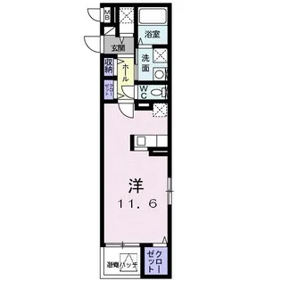 オーキッド都立大学【4階】の間取り