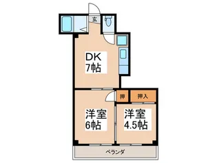 ALLEY CENTRAL【3階】の間取り