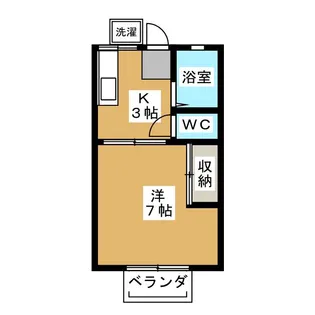 べるハイツ【2階】の間取り