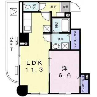 菊水レジデンス綱島II【5階】の間取り