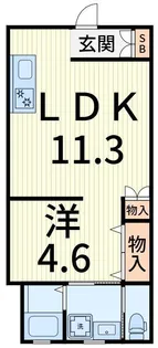 さくら弐番館【1階】の間取り