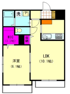 メゾンK-I【1階】の間取り