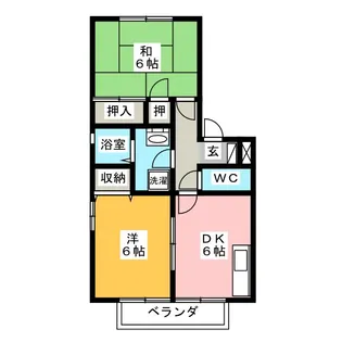 第5メゾン勝沼【2階】の間取り