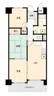 アーバンパーク行徳【6階】の間取り