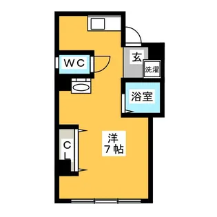 fビル新栄I【2階】の間取り