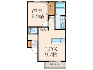 シルフィーステージM(管理)【2階】の間取り