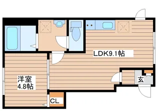 プライムヒルズ【1階】の間取り