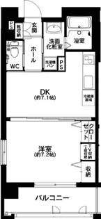 アイ・ビー・ビーウィル姪浜【8階】の間取り