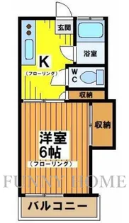 三星アパート【2階】の間取り