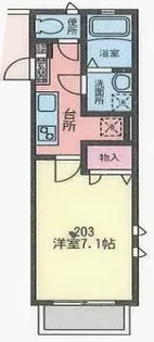 パルテール【2階】の間取り