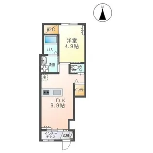 ハピネスI【1階】の間取り