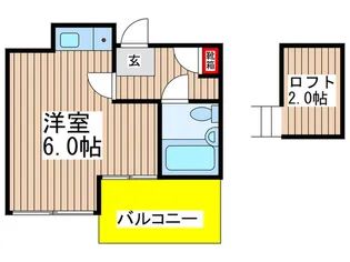 ララ津田沼第二【2階】の間取り
