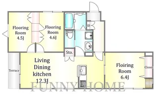 Grace Residence【1階】の間取り