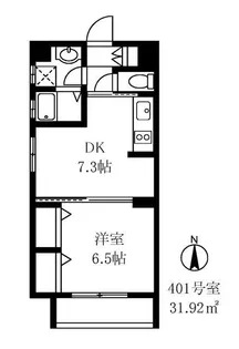 NAKAICHI.COMM【4階】の間取り