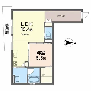 アランチアMK【1階】の間取り