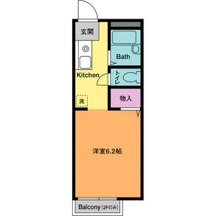 ドミールHASE B【2階】の間取り