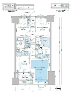 ディームス方南町【6階】の間取り