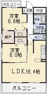 カーサ犬山I【3階】の間取り