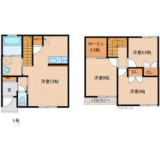 Casa・VergerT【1階】の間取り