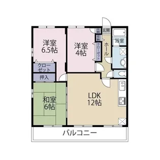 エムメゾン【1階】の間取り