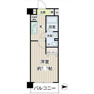 ムエット菊川【6階】の間取り