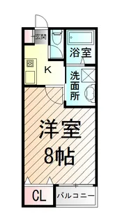 Payne’s Place【1階】の間取り