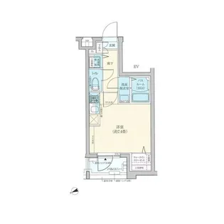 ロアール西大井弐番館【1階】の間取り