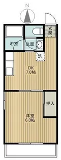 新栄コーポ【1階】の間取り
