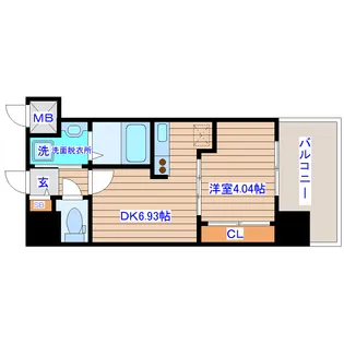 アルティザ仙台花京院【10階】の間取り