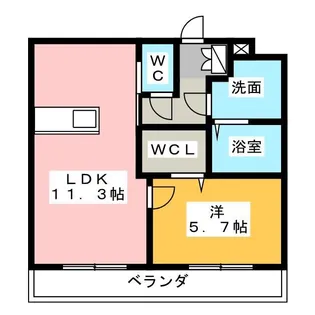 クオリスタ【3階】の間取り